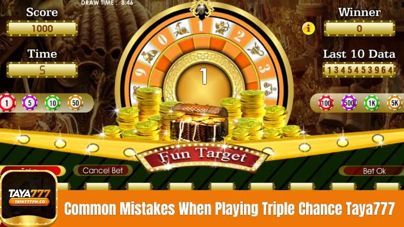 Common Mistakes When Playing Triple Chance at Taya777