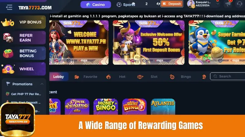 A Wide Range of Rewarding Games